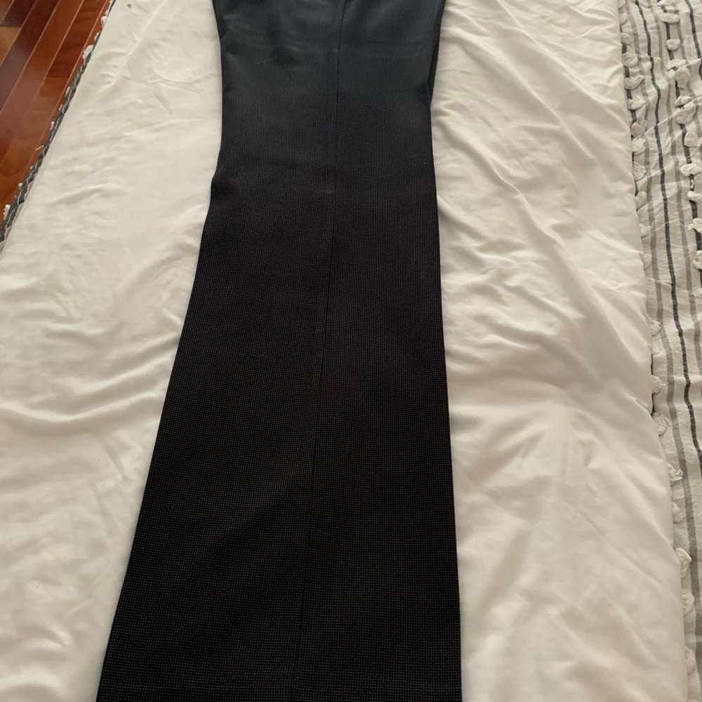 Ann Taylor, black and grey checked dress trouser. Size 0